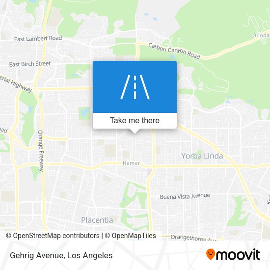 Mapa de Gehrig Avenue