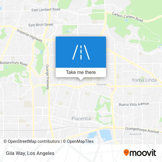 Mapa de Gila Way