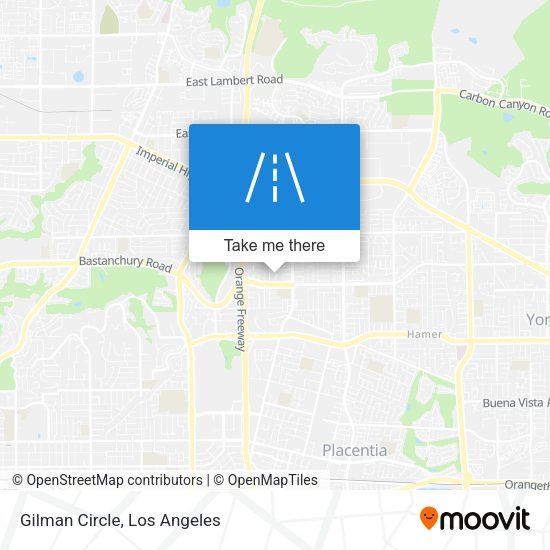 Mapa de Gilman Circle