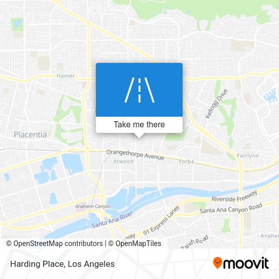 Mapa de Harding Place