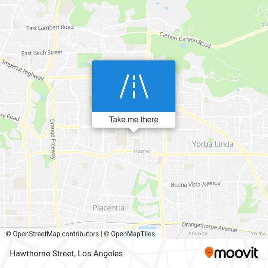 Mapa de Hawthorne Street