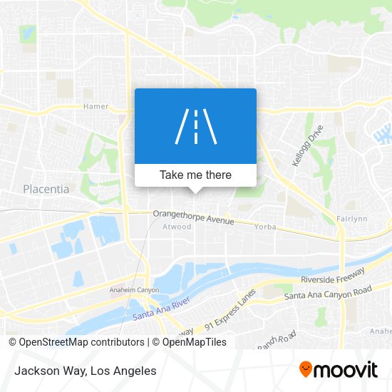 Mapa de Jackson Way