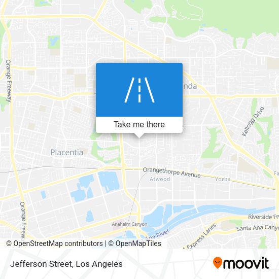 Jefferson Street map