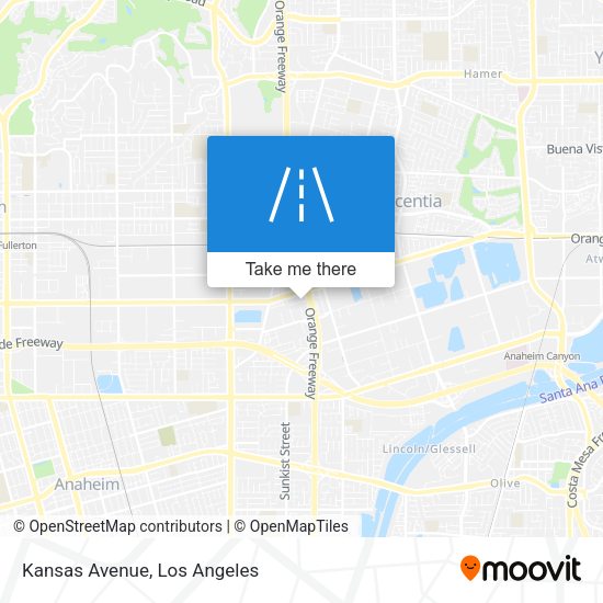 Mapa de Kansas Avenue