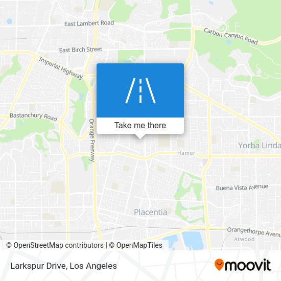 Mapa de Larkspur Drive