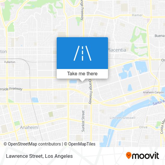 Mapa de Lawrence Street