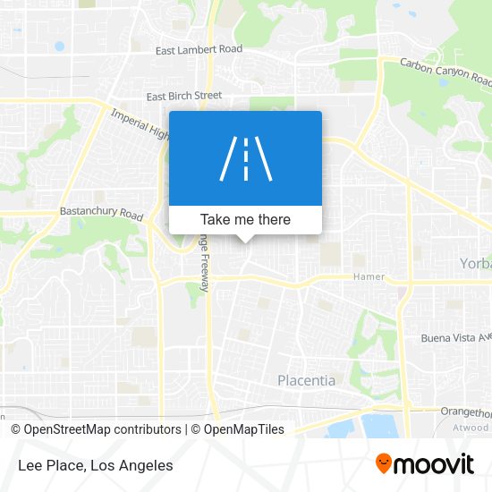 Mapa de Lee Place