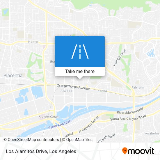 Mapa de Los Alamitos Drive