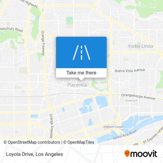 Loyola Drive map
