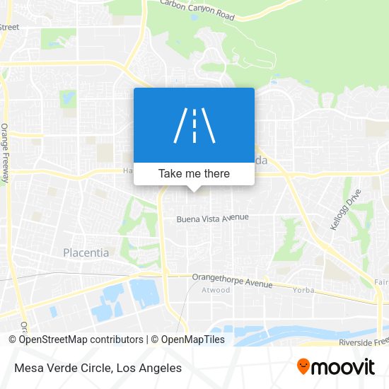 Mapa de Mesa Verde Circle
