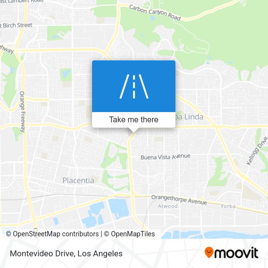 Montevideo Drive map