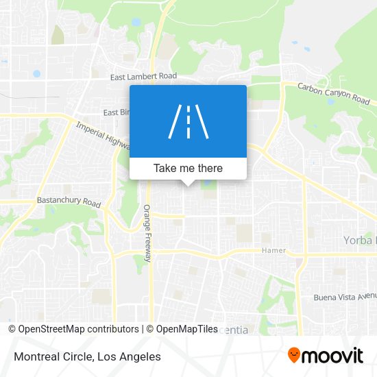 Montreal Circle map