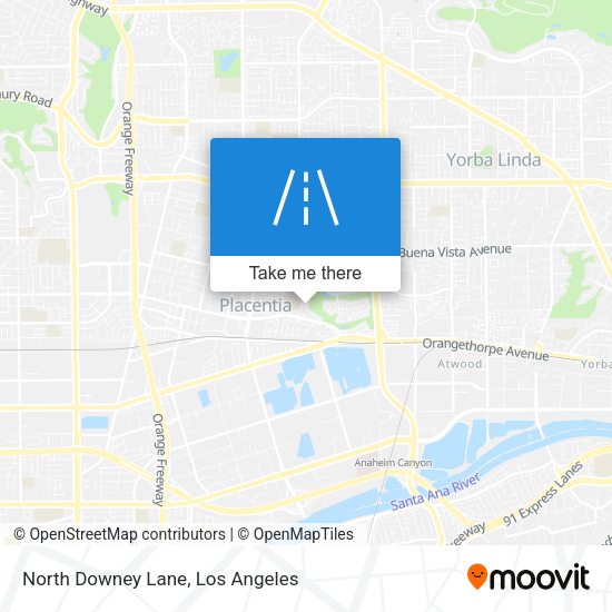 Mapa de North Downey Lane
