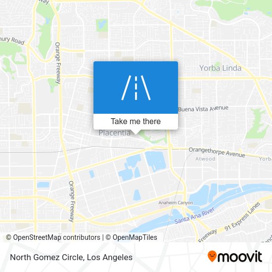 Mapa de North Gomez Circle