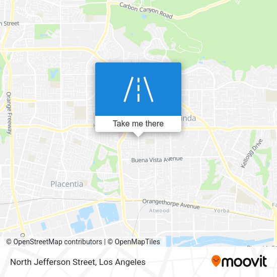North Jefferson Street map