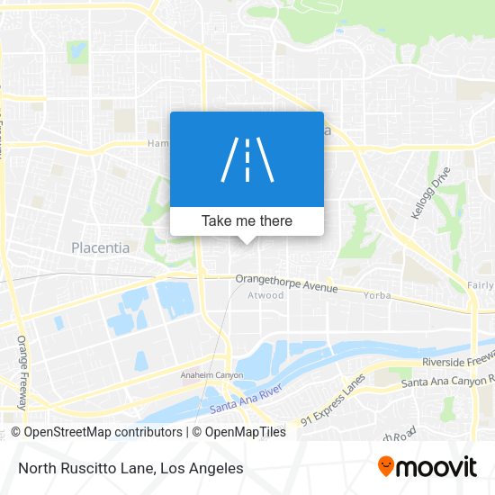 Mapa de North Ruscitto Lane