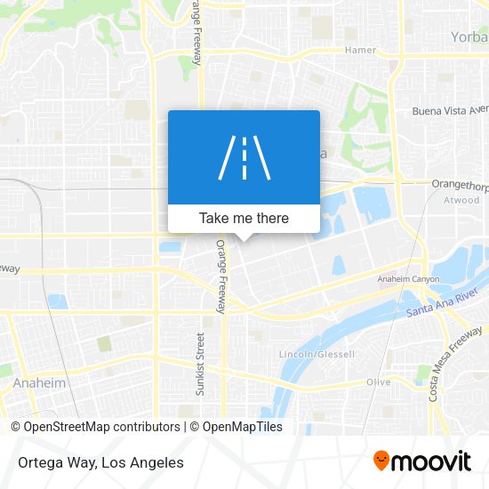 Mapa de Ortega Way