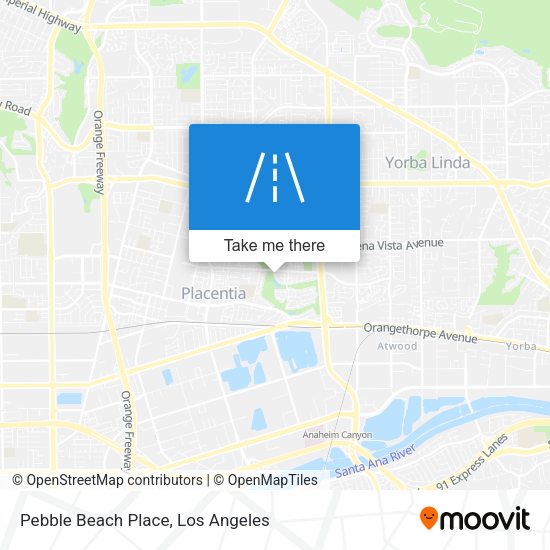 Pebble Beach Place map