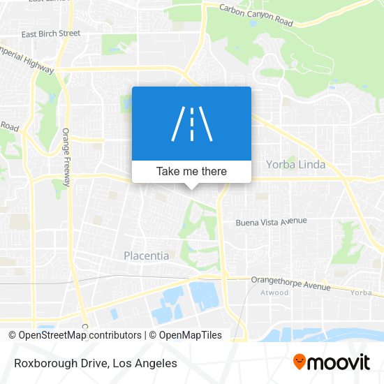 Roxborough Drive map