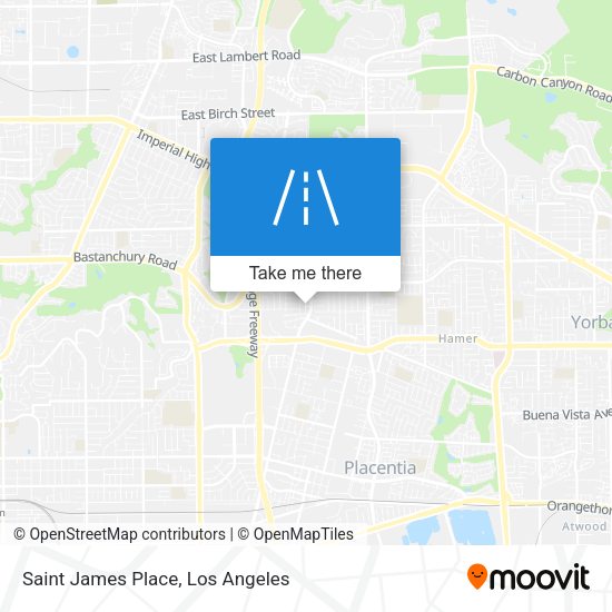 Saint James Place map