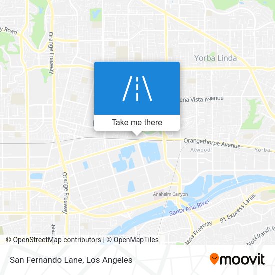 Mapa de San Fernando Lane
