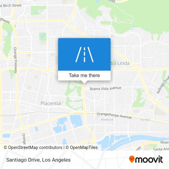 Santiago Drive map