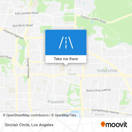 Sinclair Circle map