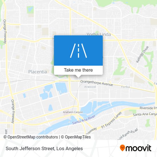South Jefferson Street map