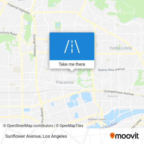 Mapa de Sunflower Avenue