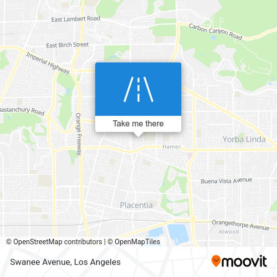 Mapa de Swanee Avenue