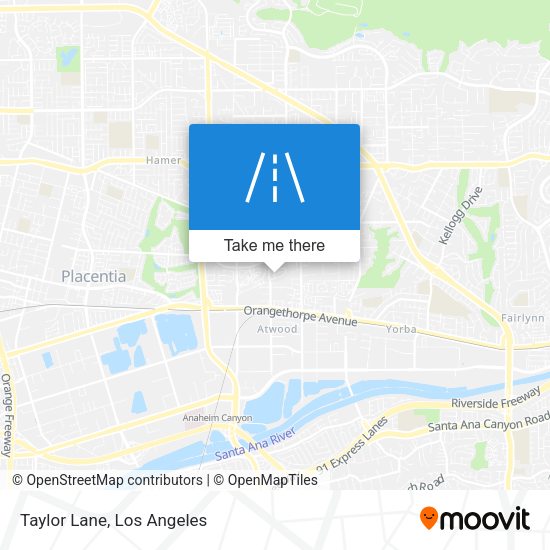 Mapa de Taylor Lane