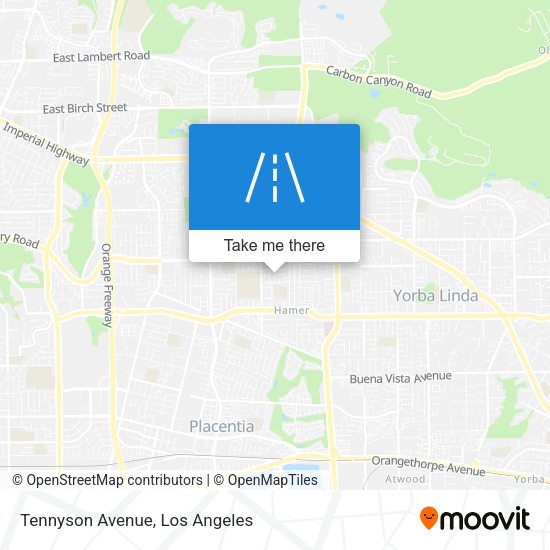 Mapa de Tennyson Avenue