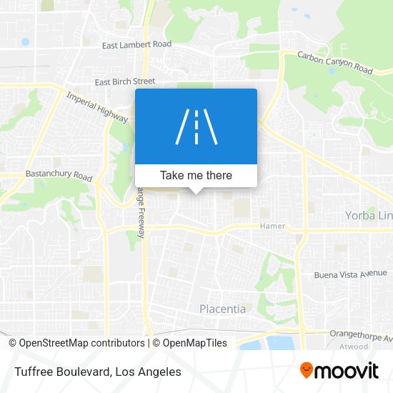 Tuffree Boulevard map