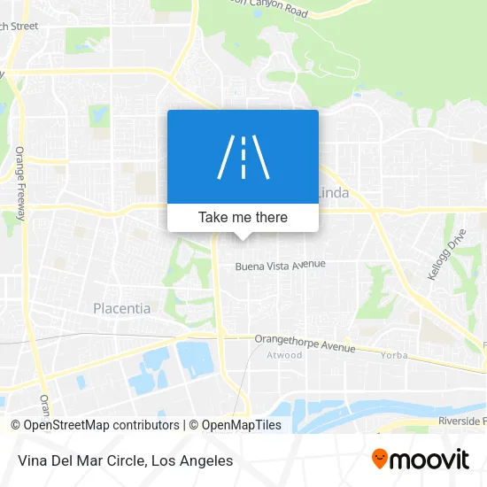 Vina Del Mar Circle map