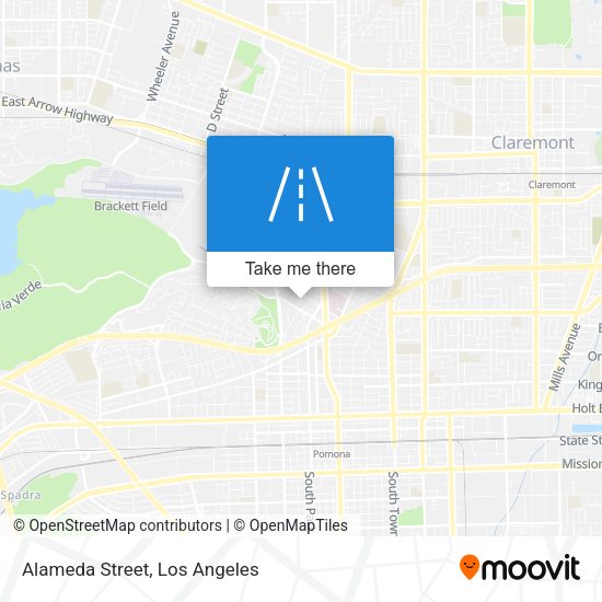 Mapa de Alameda Street