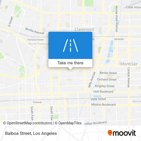 Mapa de Balboa Street