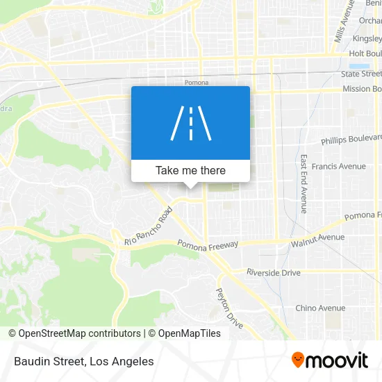 Baudin Street map
