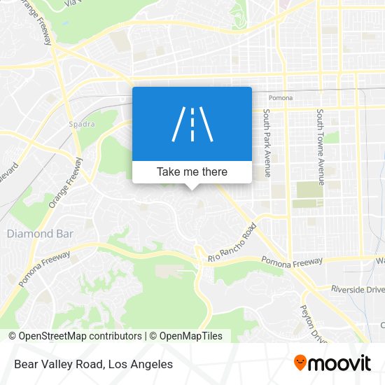 Bear Valley Road map