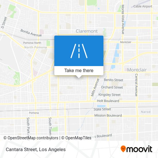 Mapa de Cantara Street