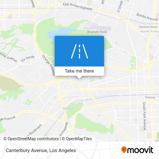 Canterbury Avenue map
