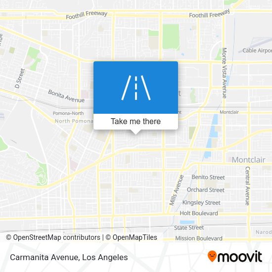 Mapa de Carmanita Avenue