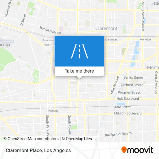 Claremont Place map