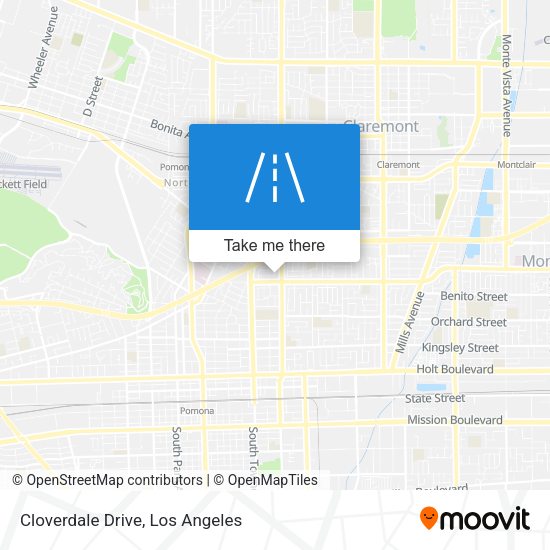 Mapa de Cloverdale Drive