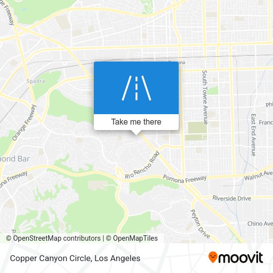 Copper Canyon Circle map