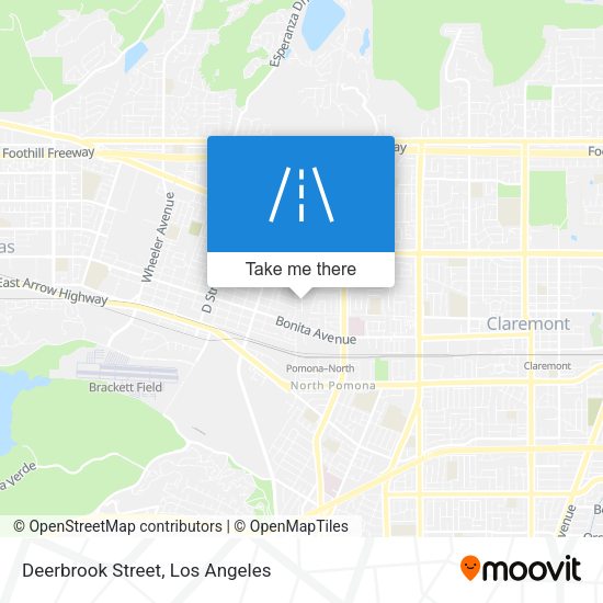 Mapa de Deerbrook Street
