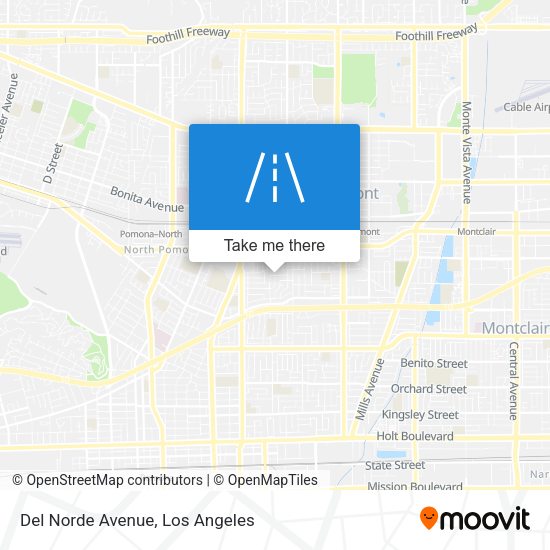Del Norde Avenue map
