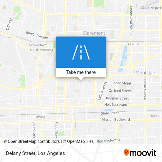 Mapa de Delany Street