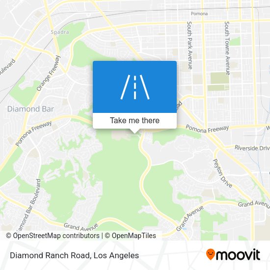 Diamond Ranch Road map