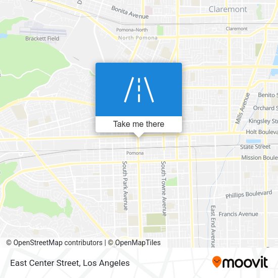 East Center Street map