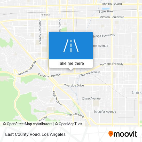 East County Road map